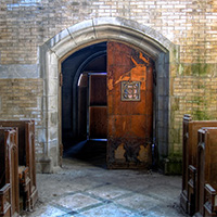 Leather Bound Door